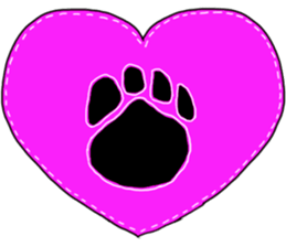 black lovely poodle sticker #11477935