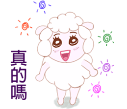 Freckles small sheep sticker #11478164