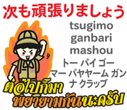HELLO SOMTAMKUN Thai&Japan Comunication sticker #11478762