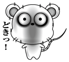 Lack of sleep of Mouse sticker #11478912