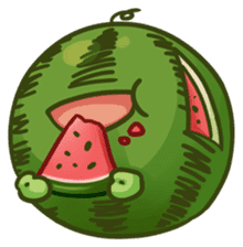 Watermelon & Hamsters sticker #11479426