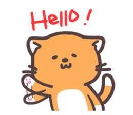 A Orange Cat sticker #11479656