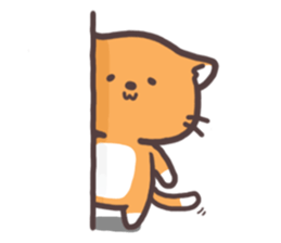 A Orange Cat sticker #11479662
