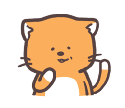 A Orange Cat sticker #11479667