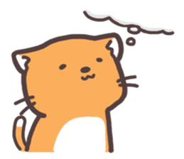 A Orange Cat sticker #11479670