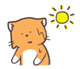 A Orange Cat sticker #11479673