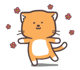 A Orange Cat sticker #11479676