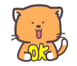 A Orange Cat sticker #11479679