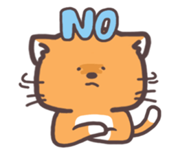 A Orange Cat sticker #11479680