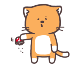 A Orange Cat sticker #11479681
