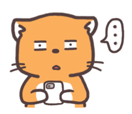 A Orange Cat sticker #11479682