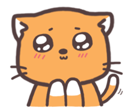 A Orange Cat sticker #11479683