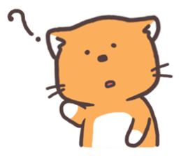 A Orange Cat sticker #11479684