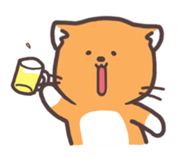 A Orange Cat sticker #11479685