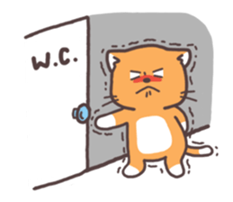 A Orange Cat sticker #11479693