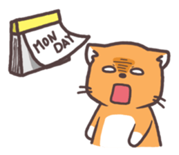 A Orange Cat sticker #11479694