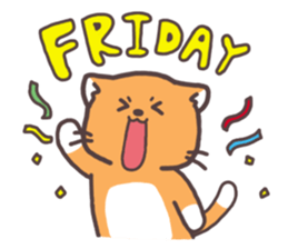 A Orange Cat sticker #11479695