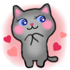 Pretty Russian Blue cat