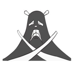 Black Panda? sticker #11480858