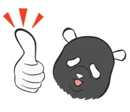 Black Panda? sticker #11480859