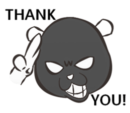Black Panda? sticker #11480866