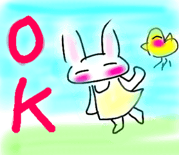 Rabbittee and Duckee sticker #11480987