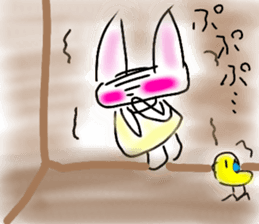 Rabbittee and Duckee sticker #11480988
