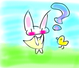 Rabbittee and Duckee sticker #11480993