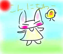 Rabbittee and Duckee sticker #11480994