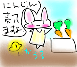 Rabbittee and Duckee sticker #11481003