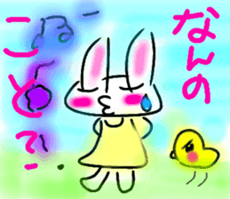 Rabbittee and Duckee sticker #11481004