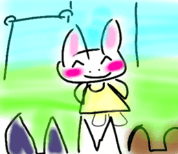 Rabbittee and Duckee sticker #11481005