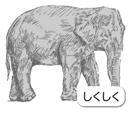 Animals of balloon sticker sticker #11481702