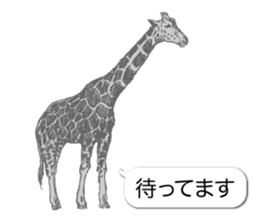 Animals of balloon sticker sticker #11481708