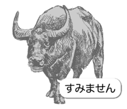 Animals of balloon sticker sticker #11481725