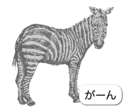 Animals of balloon sticker sticker #11481726