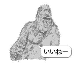 Animals of balloon sticker sticker #11481732