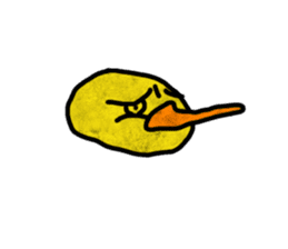 Ding Ding The Duck sticker #11482475