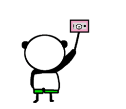 My name is a panda of a panda. sticker #11482918