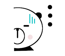 My name is a panda of a panda. sticker #11482928