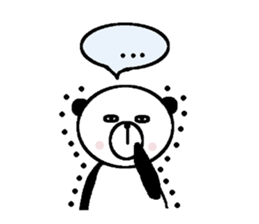 My name is a panda of a panda. sticker #11482929