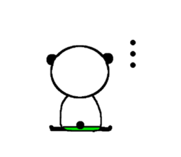 My name is a panda of a panda. sticker #11482930