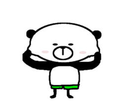 My name is a panda of a panda. sticker #11482931