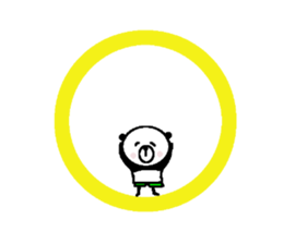 My name is a panda of a panda. sticker #11482934