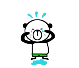 My name is a panda of a panda. sticker #11482943