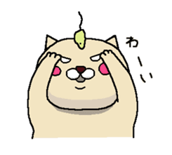 Neko and Kappa-chan sticker #11483114