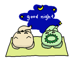 Neko and Kappa-chan sticker #11483142