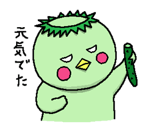 Neko and Kappa-chan sticker #11483149