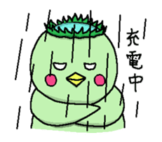 Neko and Kappa-chan sticker #11483150