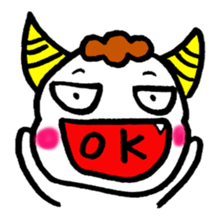 The goblin who has the evil eyes sticker #11483259